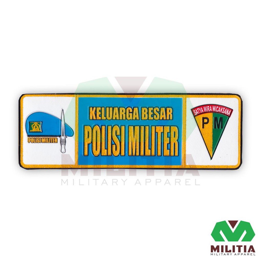 

Stiker Sedang Baret Keluarga Besar POLISI MILITER PM