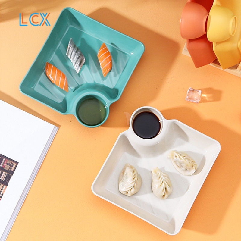 LCX Mangkok Saus Piring Dimsum Makan Plate Simay Sushi Model  / Dumpling VS-91