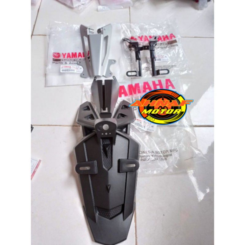 Guard Mud, Spakbor slebor belakang set dudukan Jupiter Mx King 150 Original Yamaha