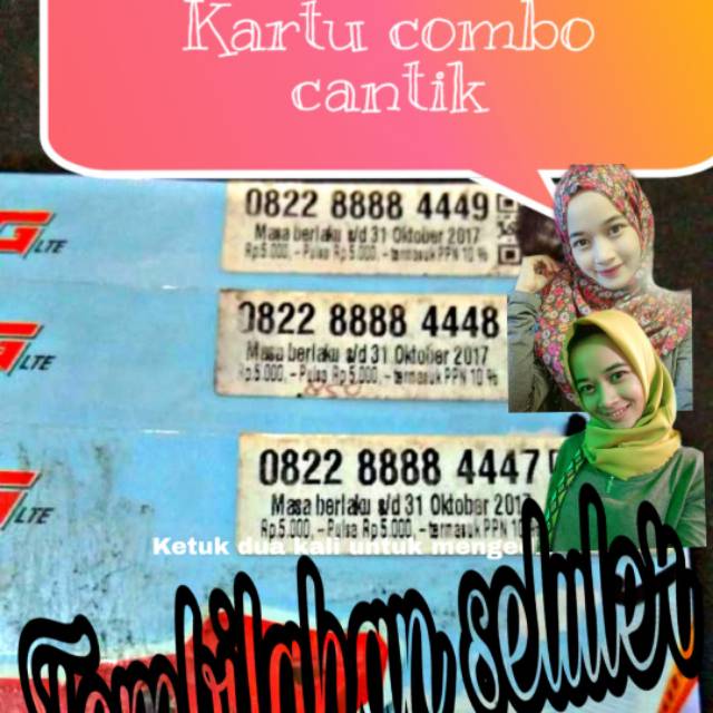 Kartu sakti cantik combo 15GB