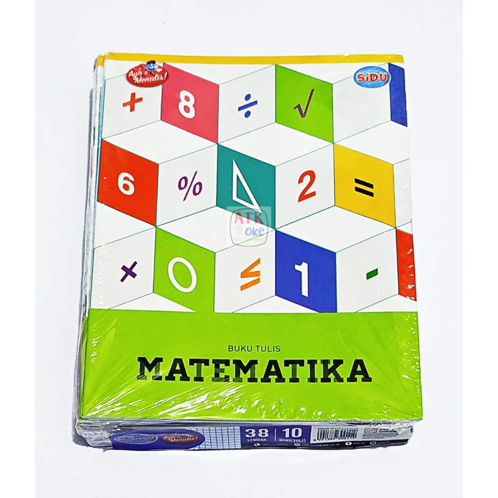 

1 pcs Buku Tulis Matematika / Strimin 38