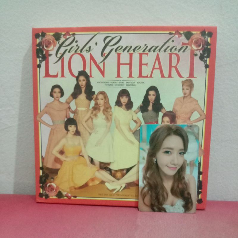 album Photocard SNSD girls generation yoona lion heart (rare pc)
