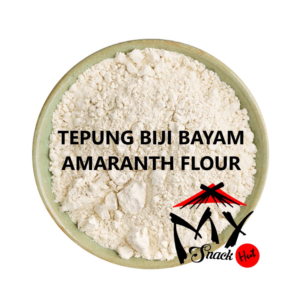 TEPUNG AMARANTH 100GR - INDIAN GROUND BIJI BAYAM GRAIN MEAL - RAJGIRA FLOUR IMPORT INDIA