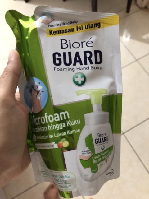Biore Guard Foaming Hand Soap Fresh Anti-bacterial Refill