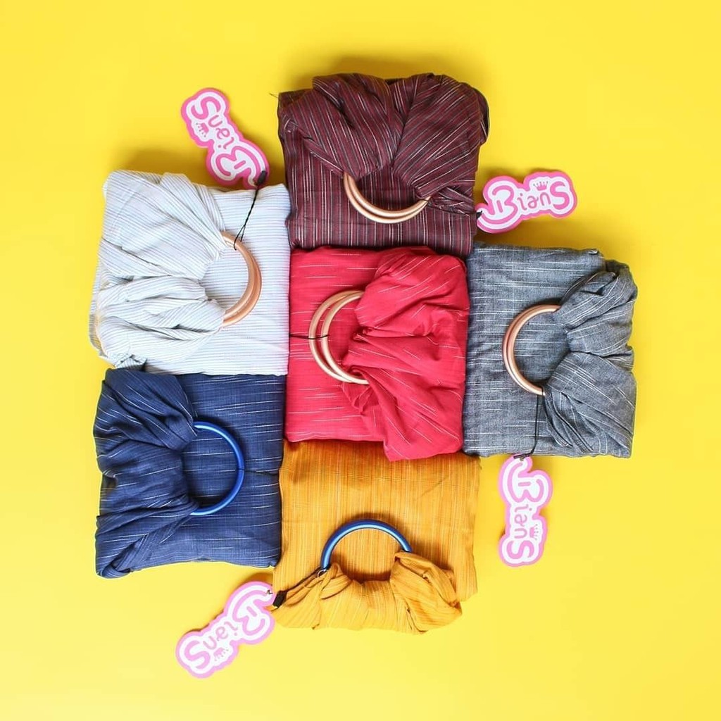 GEOS BianS -  Gendongan Kaos Bayi Jarik lurik- Gendongan jarik Motif Gerimis