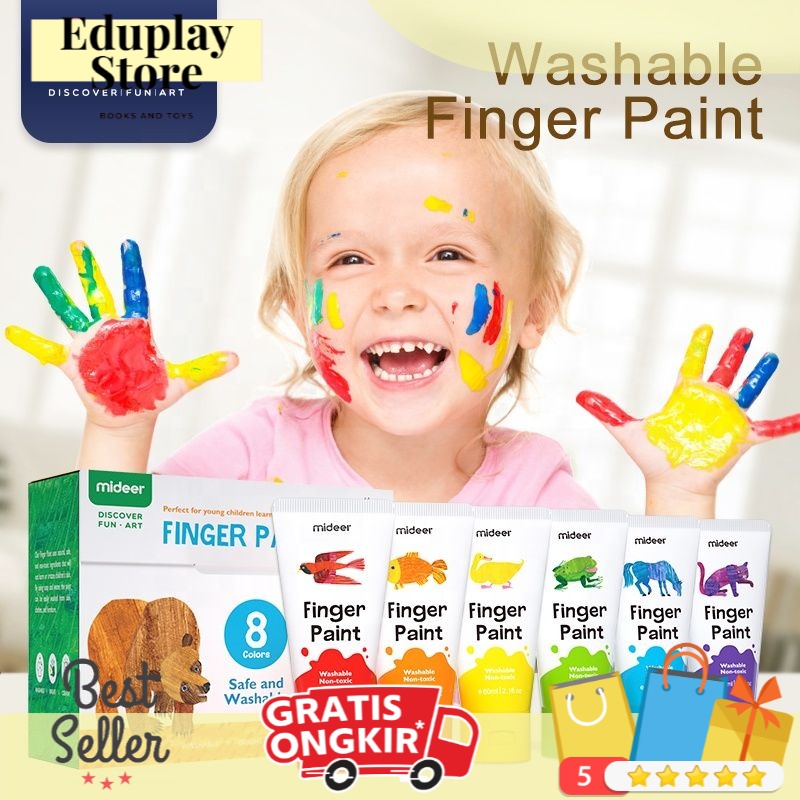 

Cat Warna Mideer Finger Paint