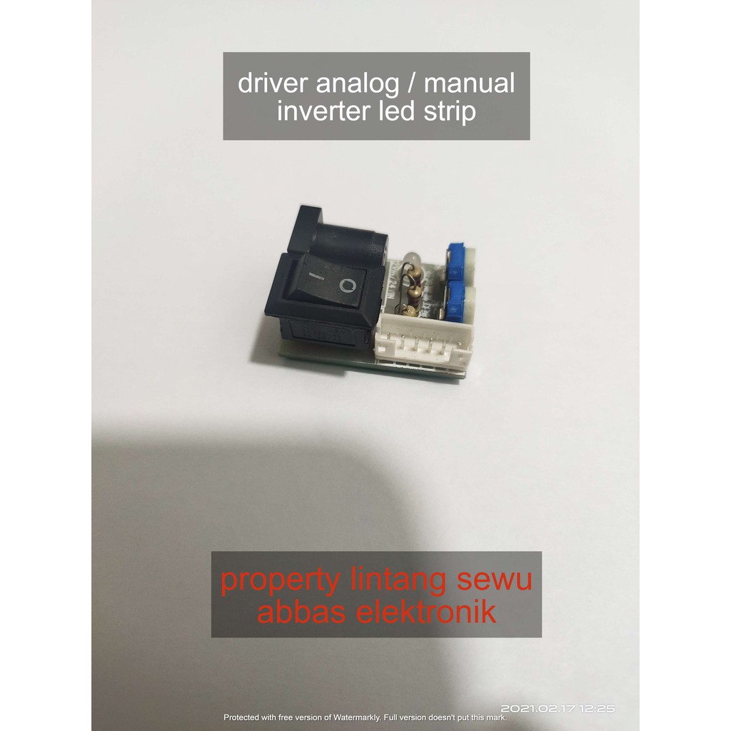 MODUL DRIVER ANALOG MANUAL INVERTER LED STRIP LIDI 12V - 24V