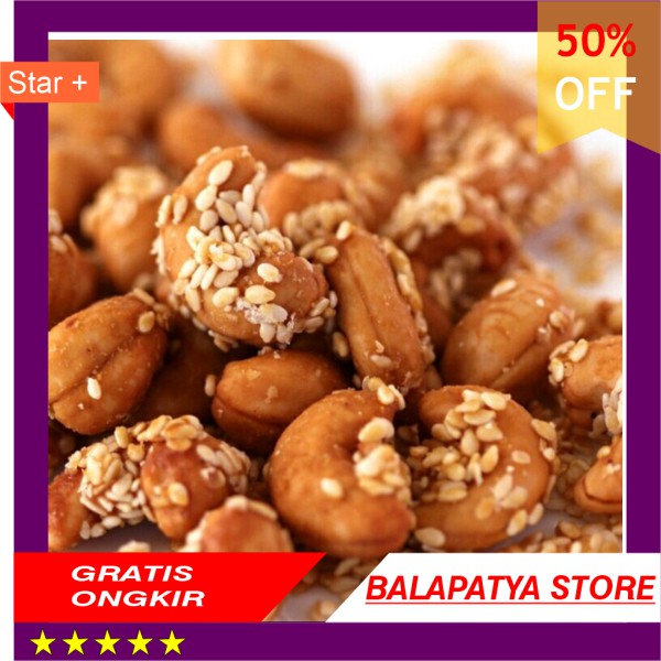 

TERLARIS !!! 500gram Mede Wijen goreng kacang mete termurah