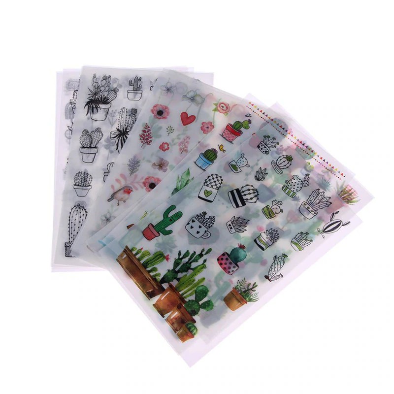 

INDORETAIL | 6 Pcs/set Kreatif Kaktus Tanaman Dekoratif Alat Tulis Stiker Diy Scrapbooking Diary