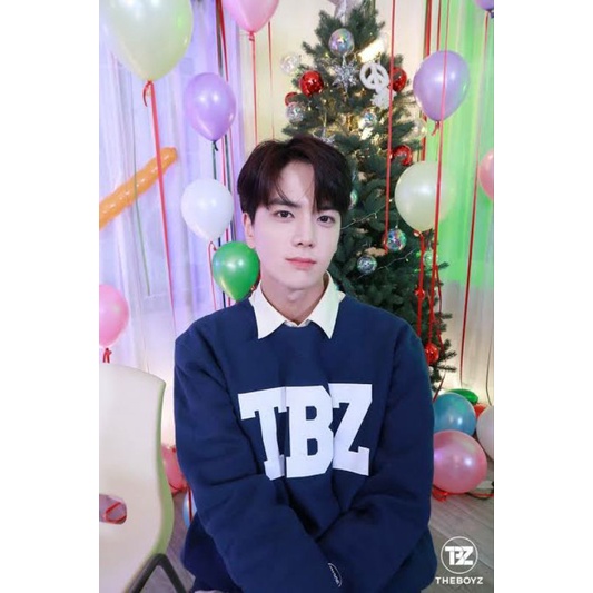 (S - 6XL) Sweater THE BOYZ TBZ CHRISTMASSY Crewneck Jumbo BIGSIZE OVERSIZE S M L XL 2XL 3XL 4XL 5XL 6XL Jaket SWEATSHIRT Korean Harajuku Idol K-Pop Style