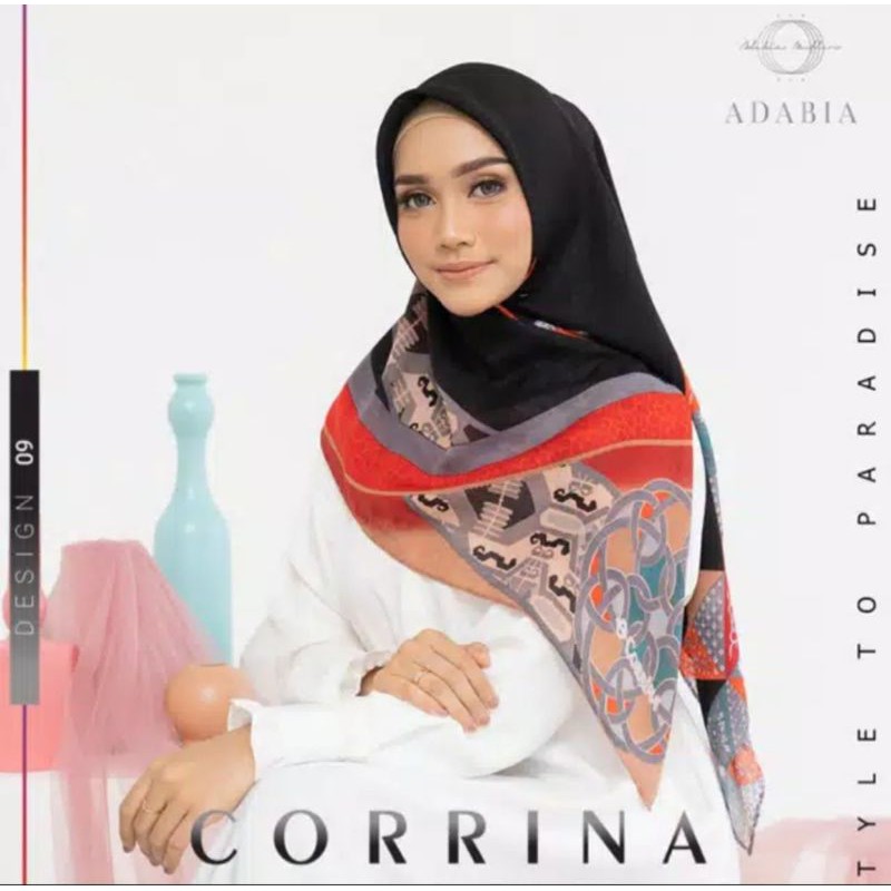 jilbab segi empat hijab CORRINA by ADABIA