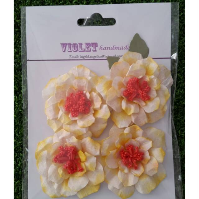

Bunga kertas Paper flower open roses