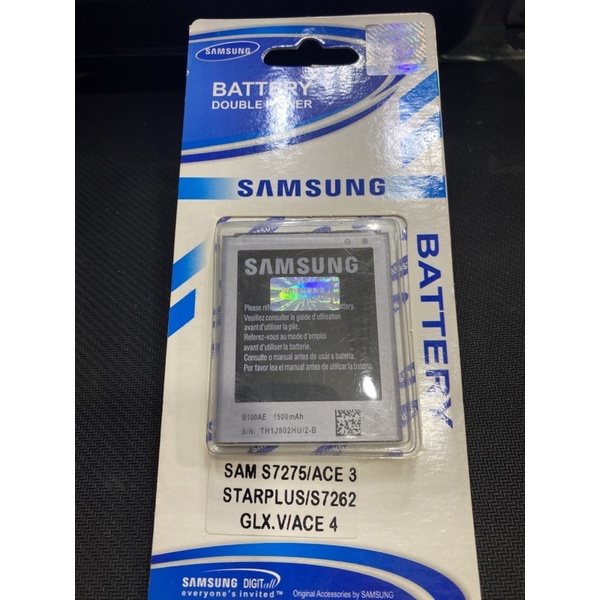 BATTERY /BATERAI SAMSUNG ACE 3 / 7275 / STAR PLUS /S7262 / GALAXY V / Ace 4