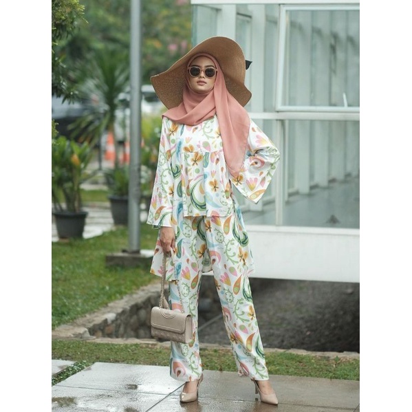 (RYUREI.ID) by DEAR KINARA outer piyama gardenia / baju one set size M