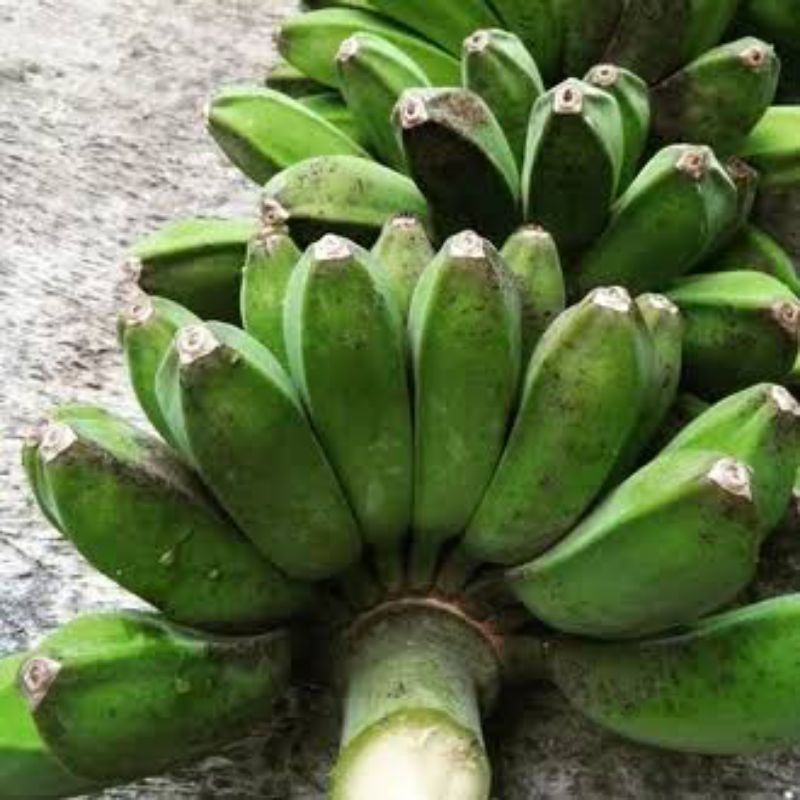

pisang kepok mentah