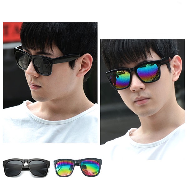 Kacamata Hitam Anti Radiasi Pria Wanita / Kacamata Import Murah / Trendy Fashion Sunglasses Ultra-Wide Male Female / TS-14