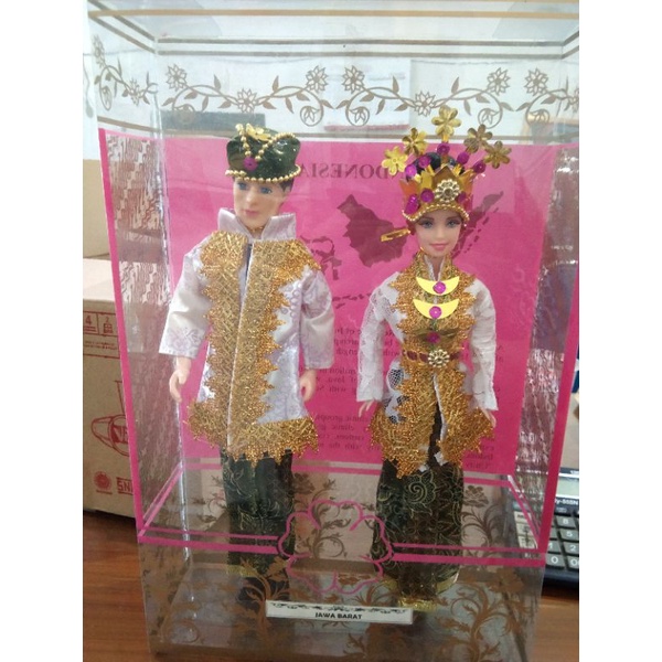 Boneka Baju adat Daerah 17 provinsi