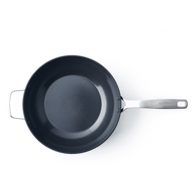 GreenPan Copenhagen Black Open Wok 30 Cm x 83 Mm