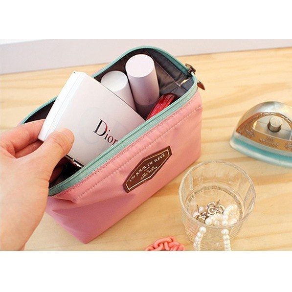 Dompet Tas Kosmetik (TS12) Cosmetic Bag Portable Iconic Frame Pouch Multifungsi