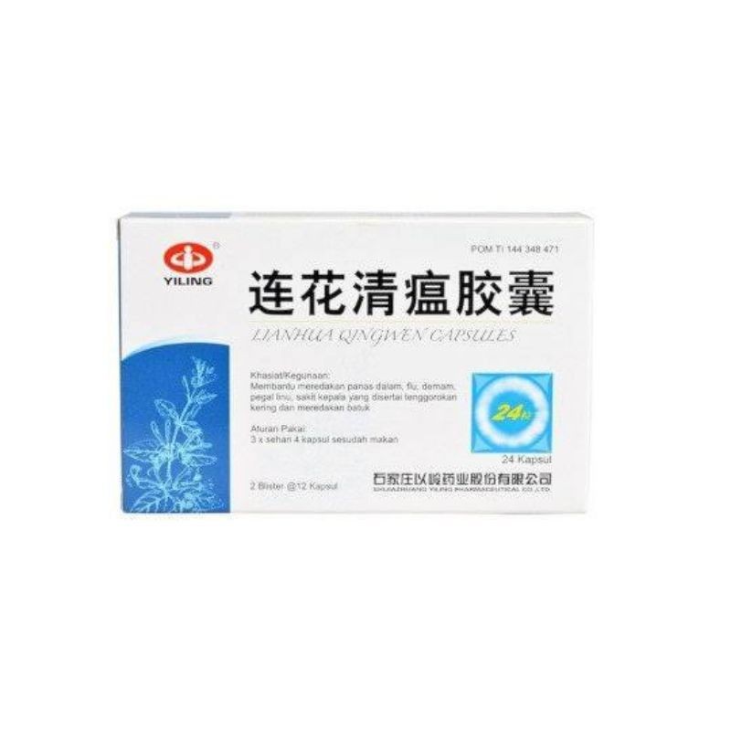 LIANHUA BPOM  QINGWEN JIAONANG isi 24 CAPSUL  ORIGINAL