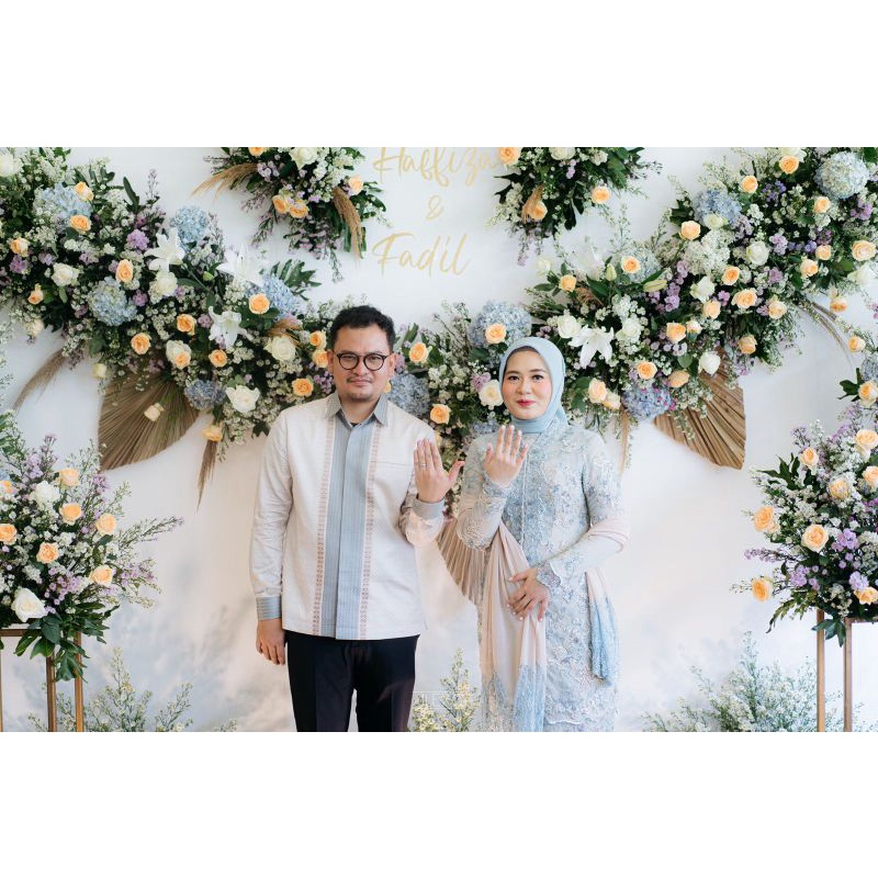 DEKOR LAMARAN //DEKOR LAMARAN MINIMALIS - ROSEPETAL BACKDROP