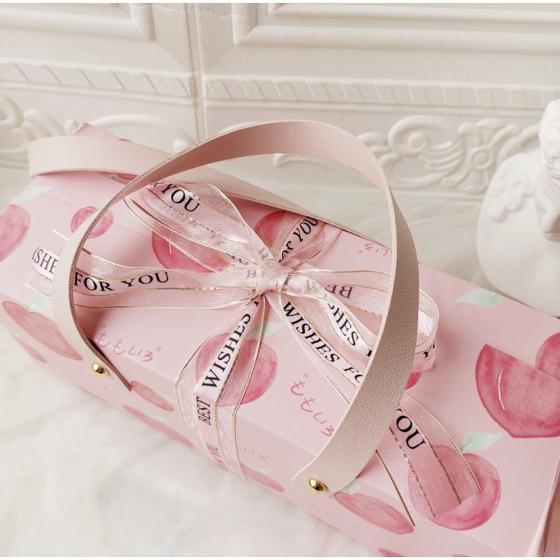 Tas Box Bag kue gulung permen Paper Bag Hampers valentine Kado PB 14