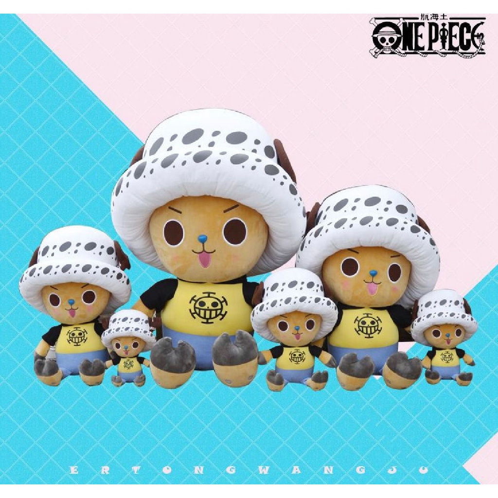 BONEKA CHOPPER ONE PIECE TOPI PUTIH IMPOR