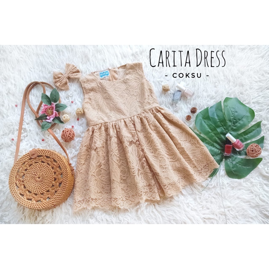 Dress Carita Anak Unik/Gaun Pesta Anak/Dress Anak