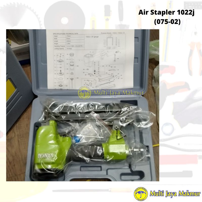 Alat Tembak Stapler / Air Stapler 1022 J Nankai