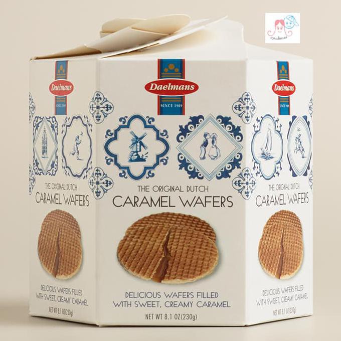 

Ahbba0 Daelmans Stroopwafel Isi 8Pcs - 230Gr / Karamel Wafel / Caramel Waffle Saa