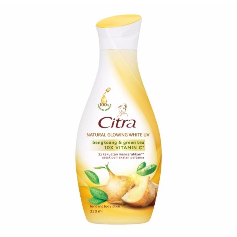 Citra Hand&amp;Body Lotion Natural Glowing White UV 230 ml