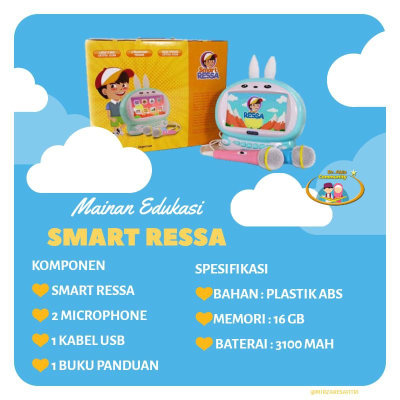 Smart Ressa Resa Mainan Edukasi Elektronik Anak Bayi Alqolam Murah Termurah smartressa smartressapromo smartressatira smartressamurah smartressadiskon  smartressaalqolam smartressaarisan smartressaabekasi smartressaaceh smartressaapalembang