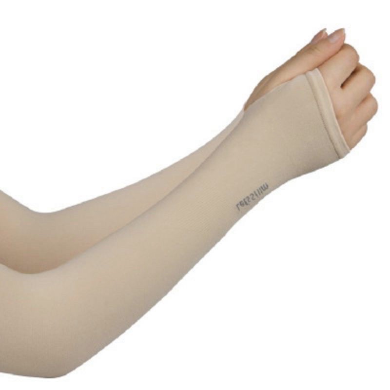 Manset tangan outdoor Korea (Lets Slim)-Krem