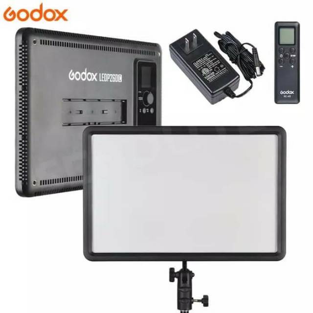 LED video light GODOX P-260C P260C bio color Free adapter