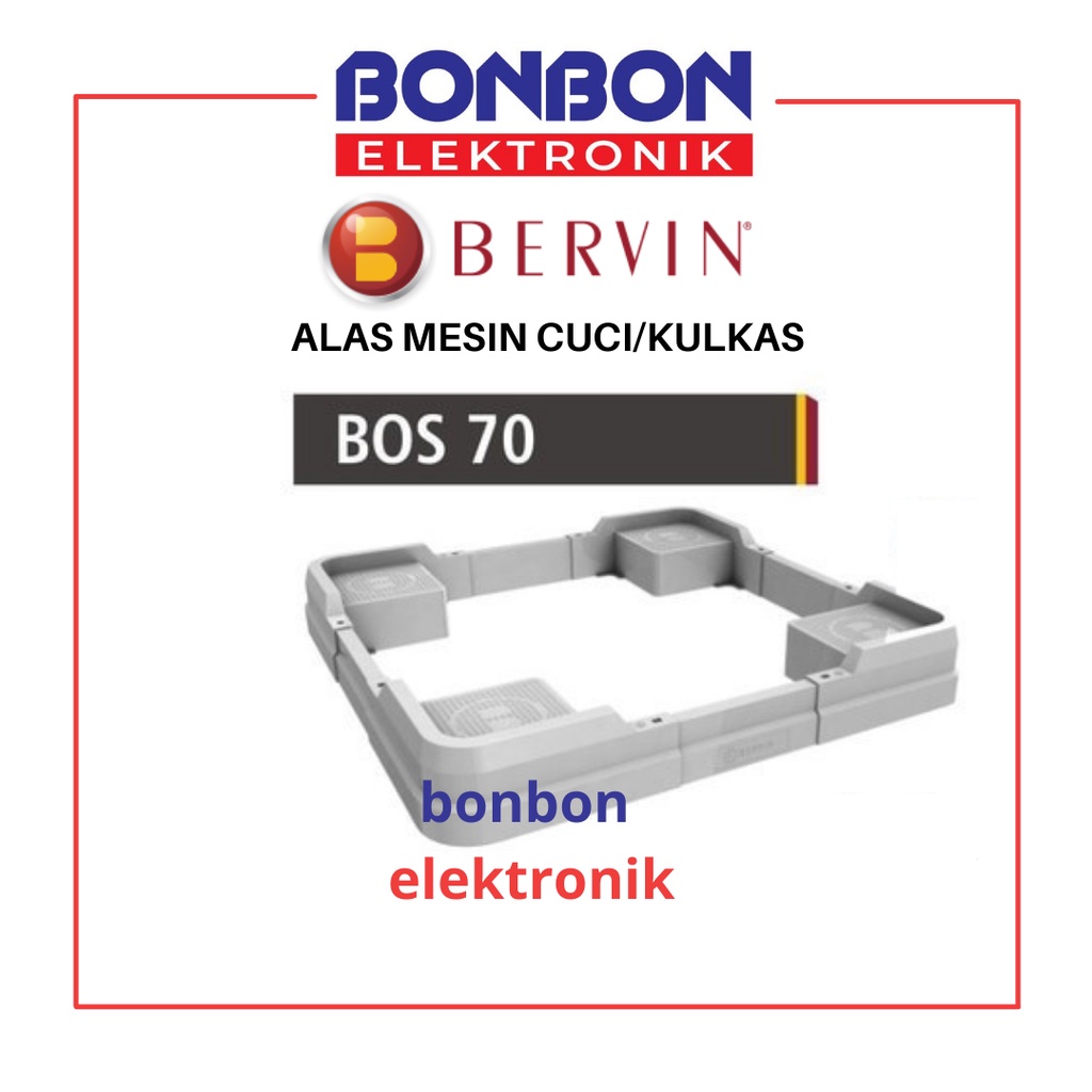 BERVIN Alas Kulkas / Mesin cuci BOS-70 Grey / BRSA-70 /CRSA-70