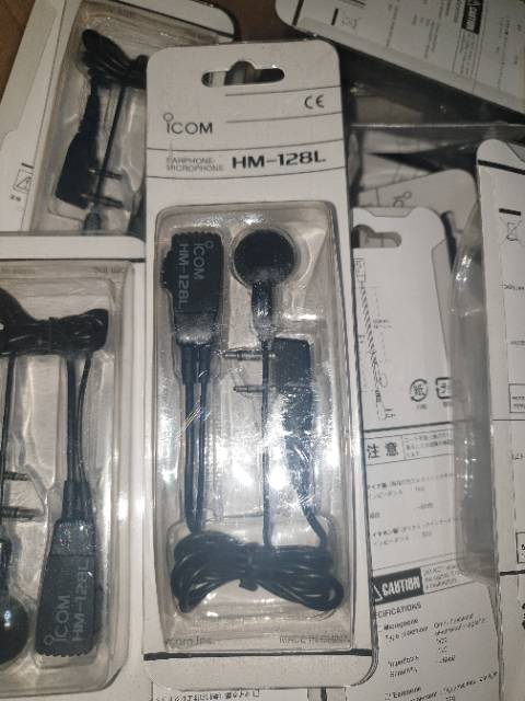 EARPHONE ORIGINAL HT ICOM V80 V88 U80L T70 ORIGINAL HM 128L