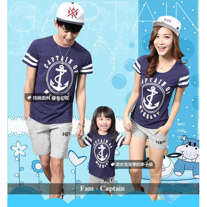 Baju Couple Keluarga Jangkar - BAJUKU