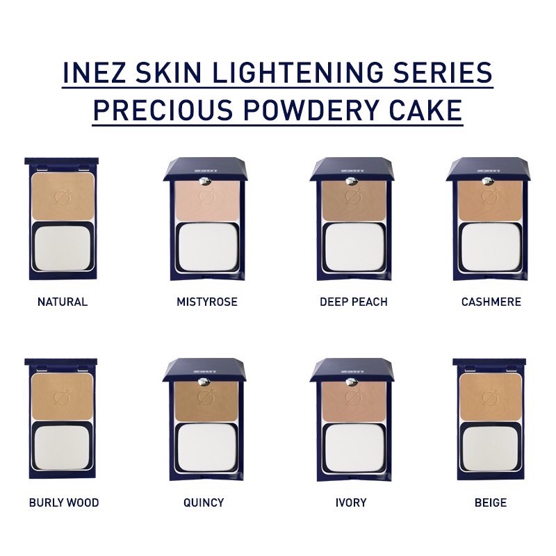 Inez Precious Powdery Cake Ppc Two Way Cake Pressed Powder Bedak Padat Shopee Indonesia