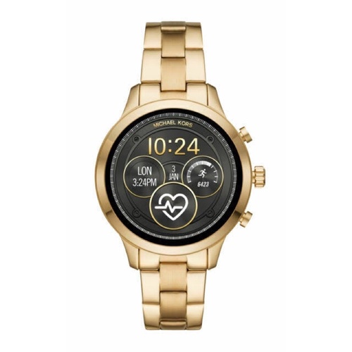 JAM TANGAN MICHAEL KORS ACCESS GOLD RUNWAY SMARTWATCH ORIGINAL