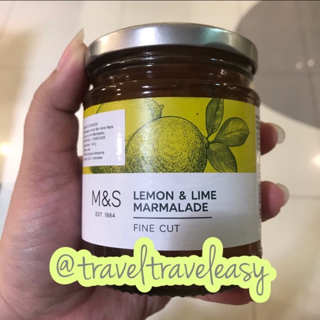 M&S Marks Spencer Jam Lemon & Marmalade Fine Cut Selai Import