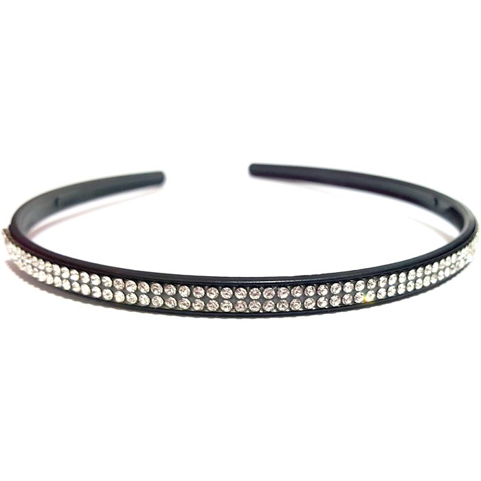 BANDO KOREA BLACK - SMALL ( aksesoris grosir murah ready stok ) aksesoris fashion trendy