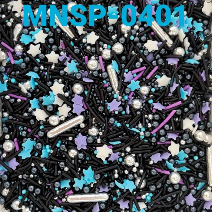 

GR-MNSP-0401 SPRINKLES TRIMIT SPRINGKEL 10GR HITAM BINTANG UNGU CHROME BEST SELLER