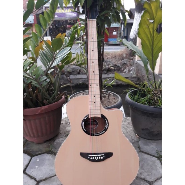 GITAR AKUSTIK YAMAHA APX500 PEMULA FREE PACKING KAYU