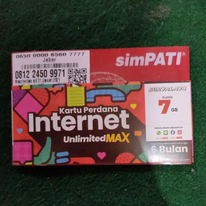 Telkomsel unlimited max 7 GB