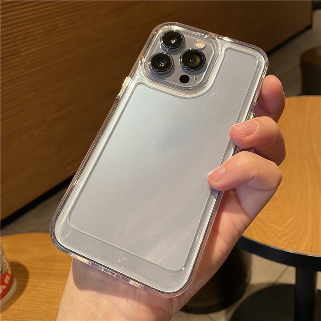 Soft Case Silikon Transparan Untuk iPhone 14 Pro MAX 13 12 11 Pro MAX XS MAX XR X 7 + 8 14 Plus