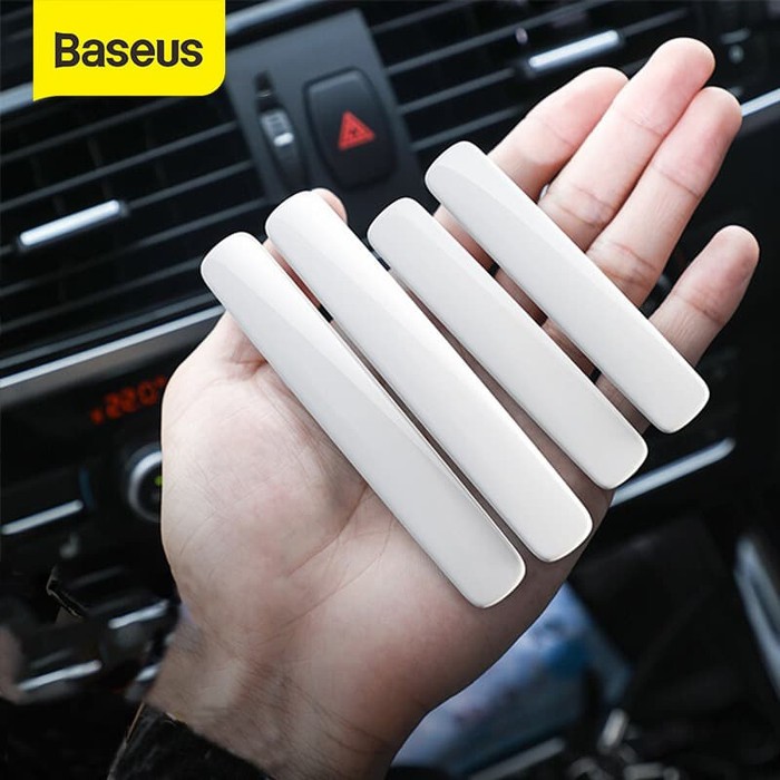 BASEUS STREAMLINED CAR DOOR BUMPER PROTECTOR PINTU MOBIL STRIP 4 PCS