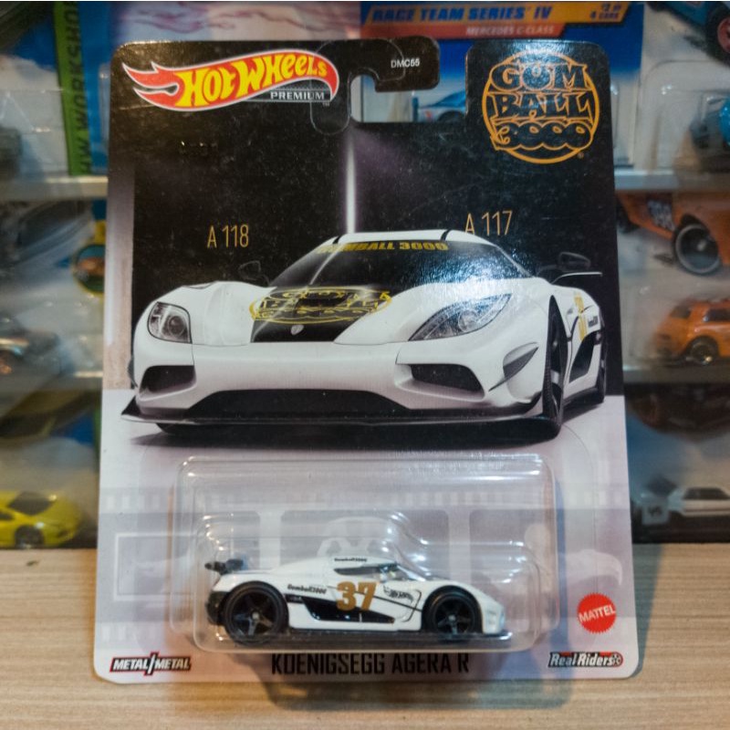 HOT WHEELS KOEGNISEGG AGERA R - GUM BALL 3000 - PREMIUM