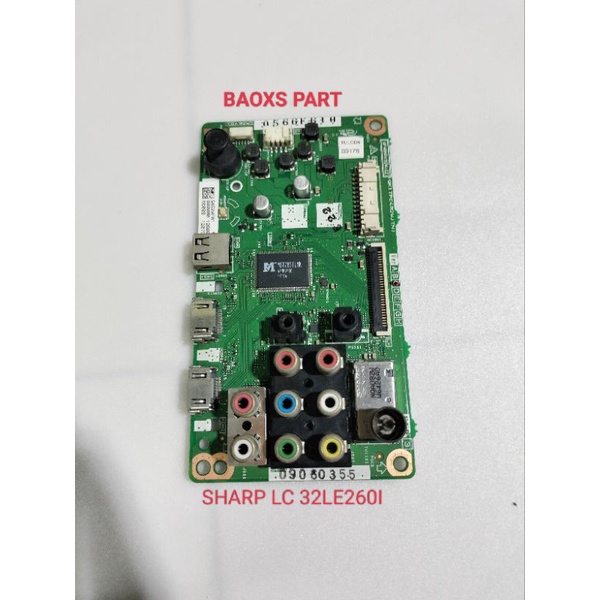 MB - MAINBOARD - MESIN TV LED SHARP LC-32LE2601 - LC 32LE260I