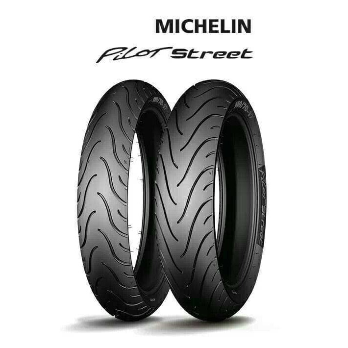 PAKETAN BAN MICHELIN 100/70-17 & 120/70-17 TYPE PILOT STREET TUBLES