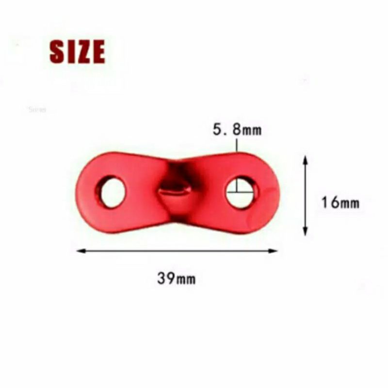 Stopper Guyline Pengencang Tali Tenda Gesper Luminous Paracord untuk pengatur tali tenda flysheet pojokan tenda ujung tenda